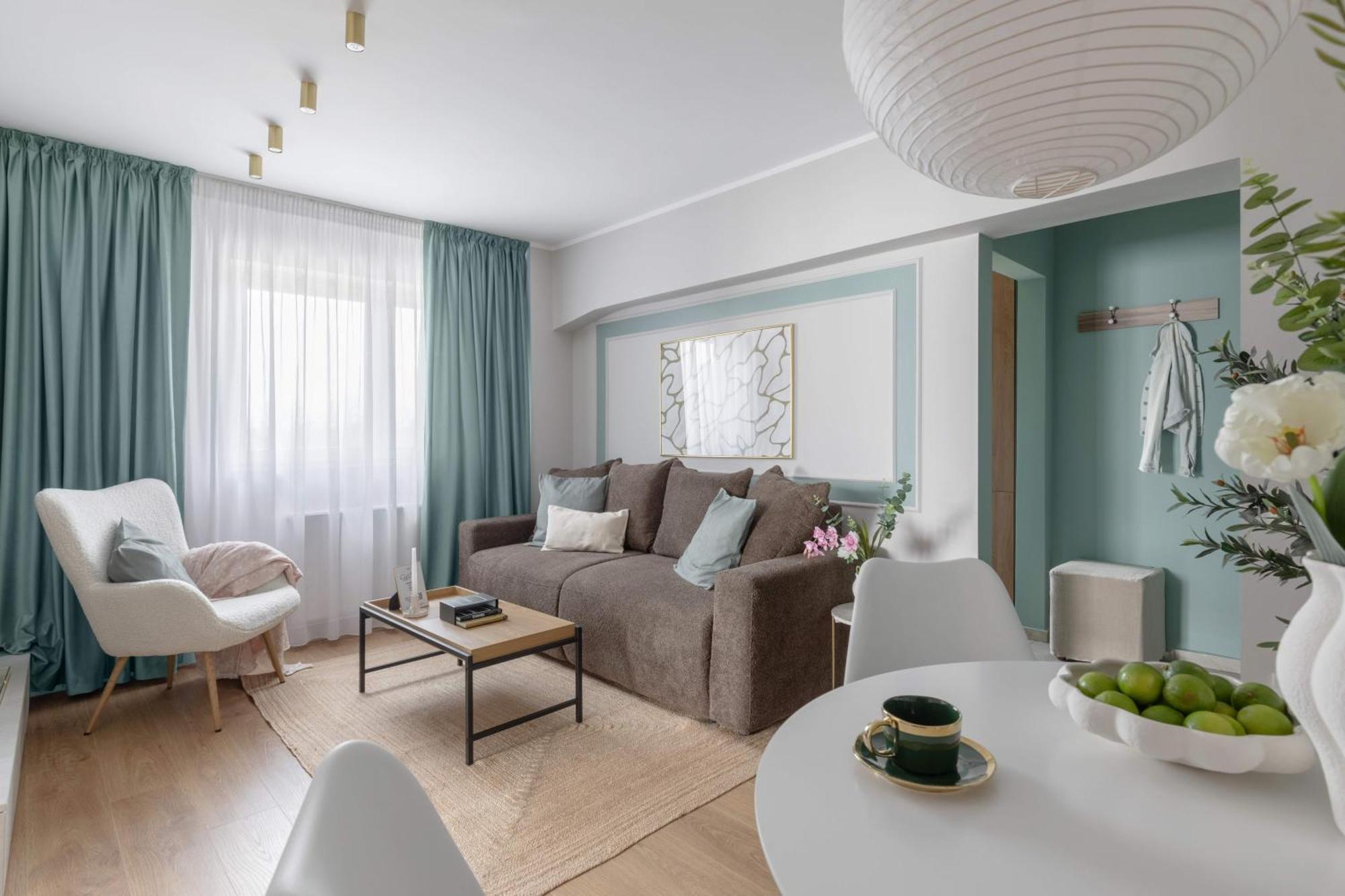 Holt - Sublime Minty Green 1Br On The Park Bukarest Exterior foto
