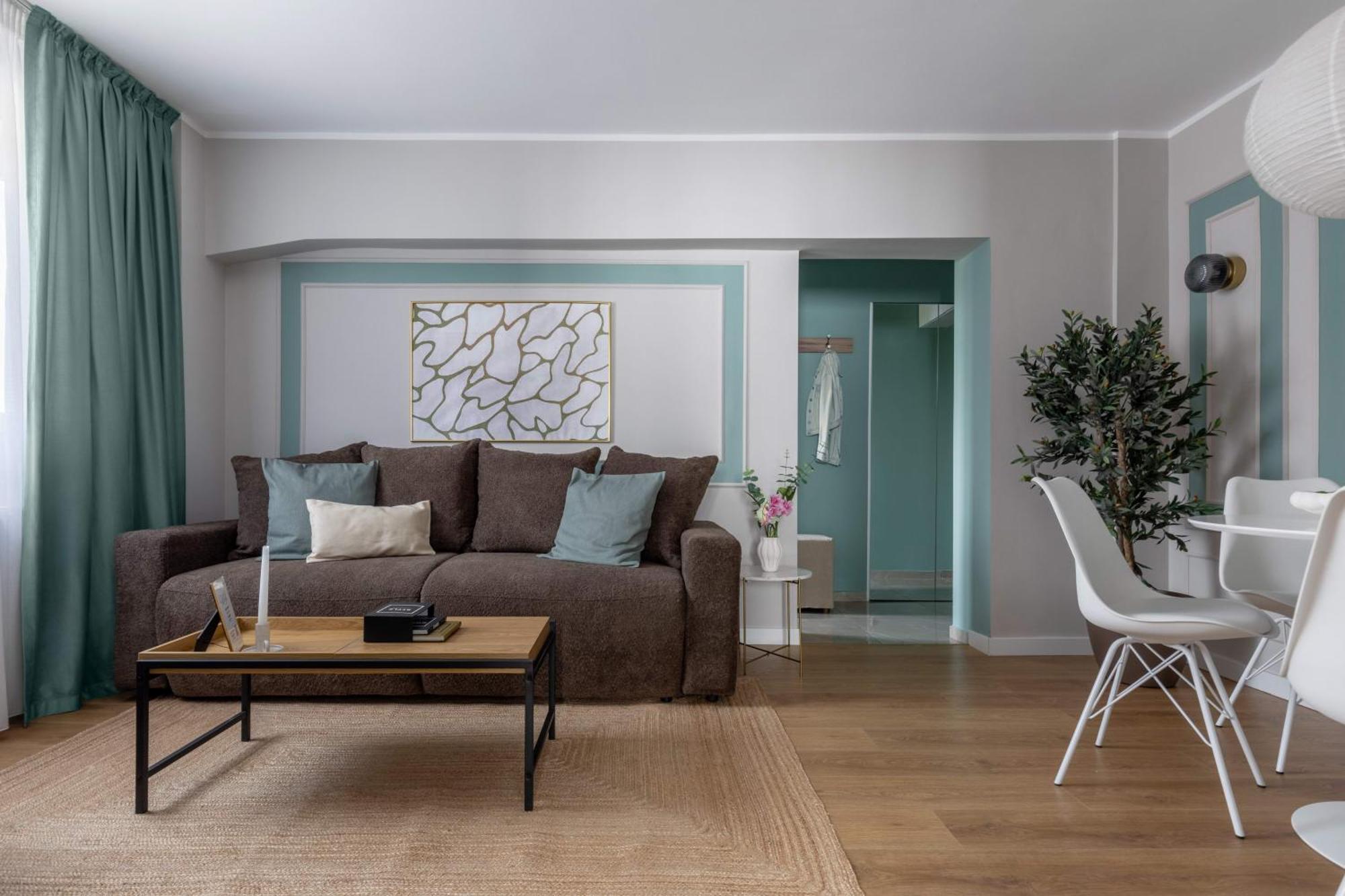 Holt - Sublime Minty Green 1Br On The Park Bukarest Exterior foto